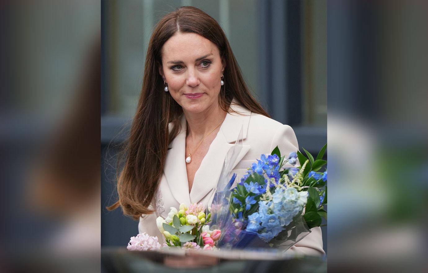 princess anne and the duchess of cambridge visit the royal college of midwives and the royal college of obstetricians