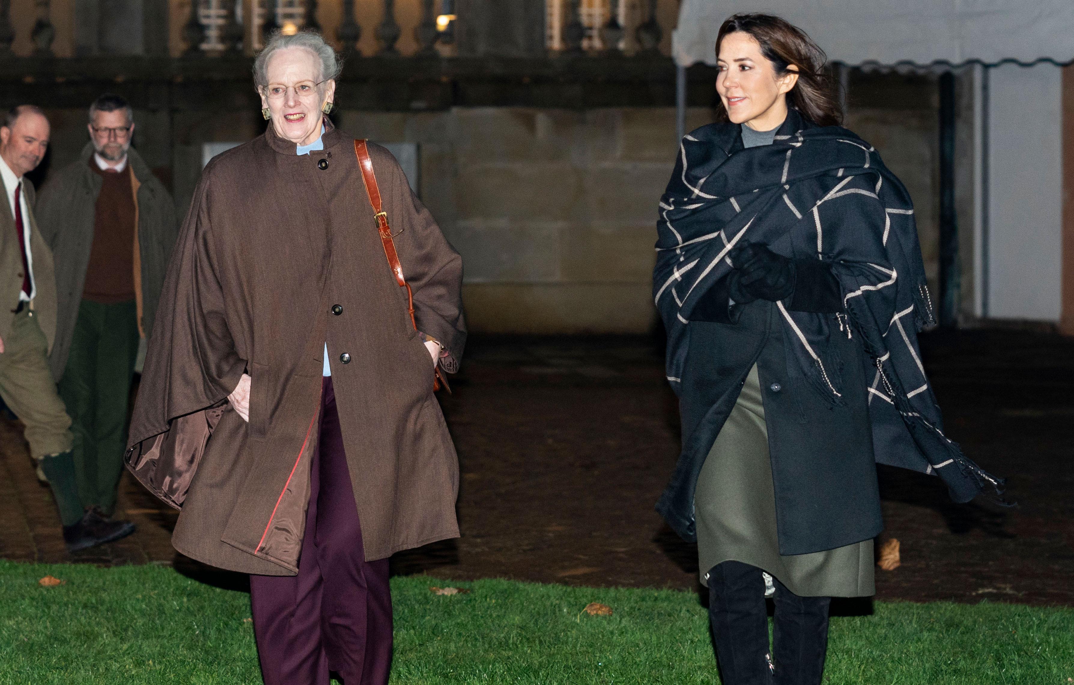 queen margrethe hosting annual royal hunting in gribskov