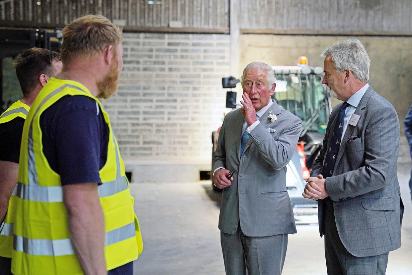 prince charles visits dorset