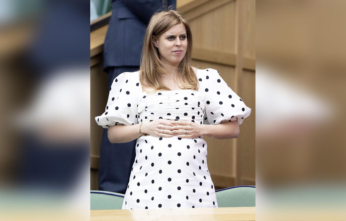 did princess beatrice reveal her due date drops major hint tro