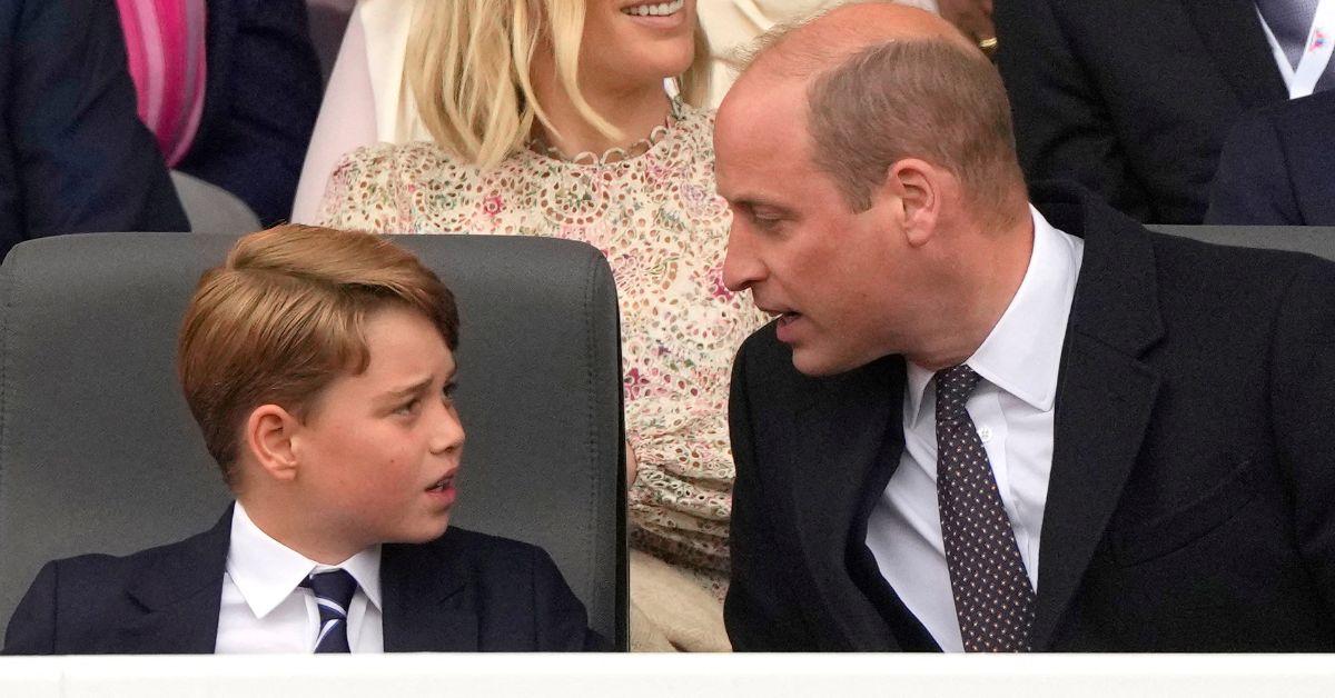 prince george and prince william talking