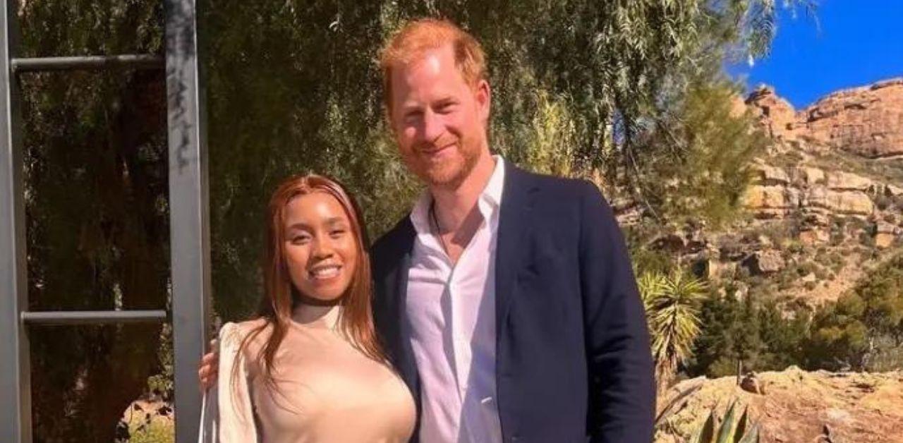 prince harry travels south africa without meghan markle