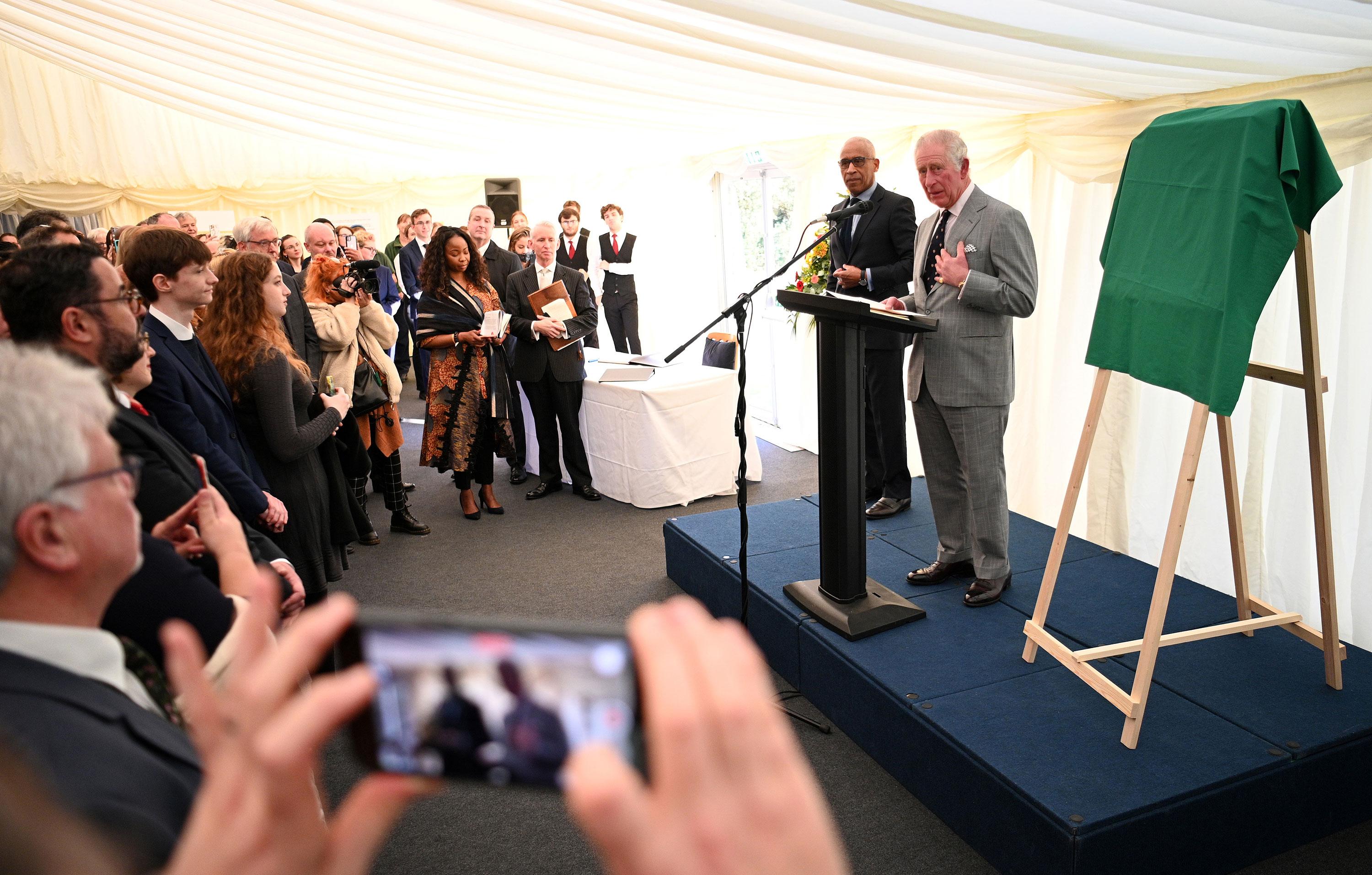 prince charles visits homerton college