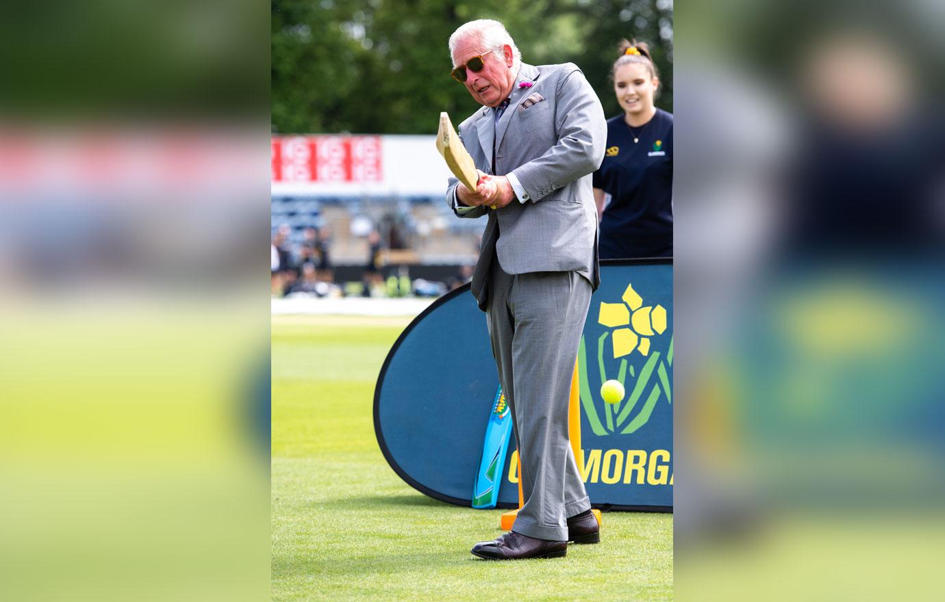 prince charles at sofia gardens cricket ground