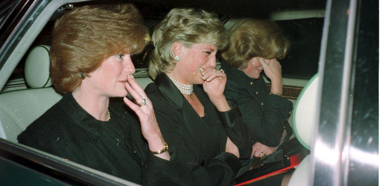 princee diana sisters attend lilibet crhistening