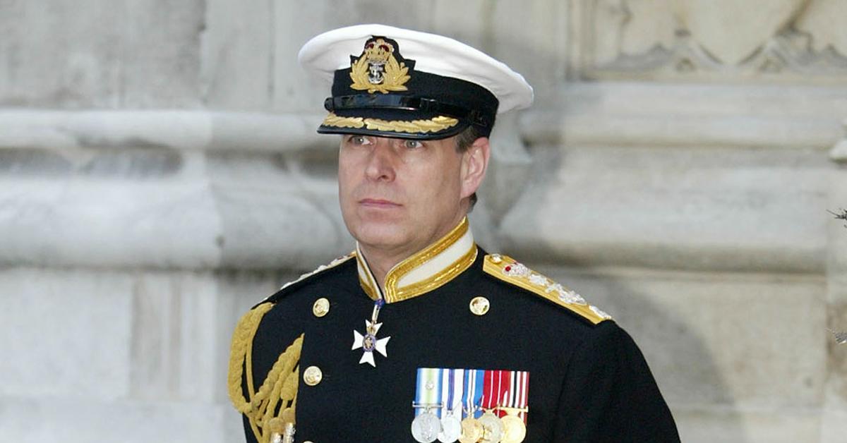 prince andrew attending prince philip memorial