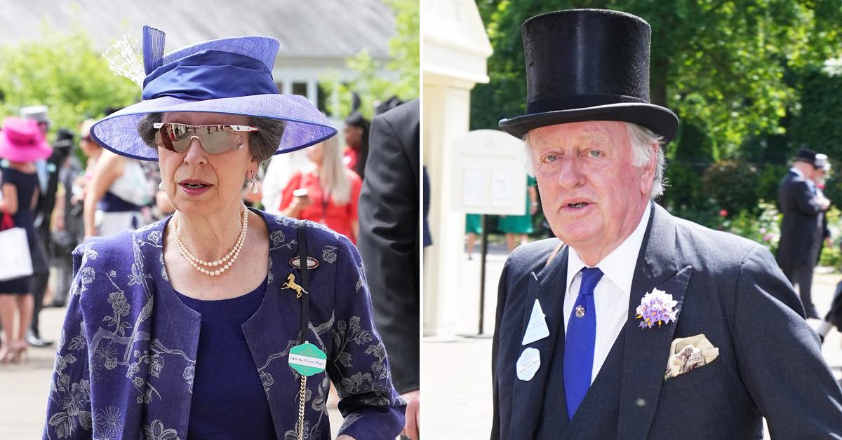 princess anne reunites former flame andrew parker bowles day  royal ascot