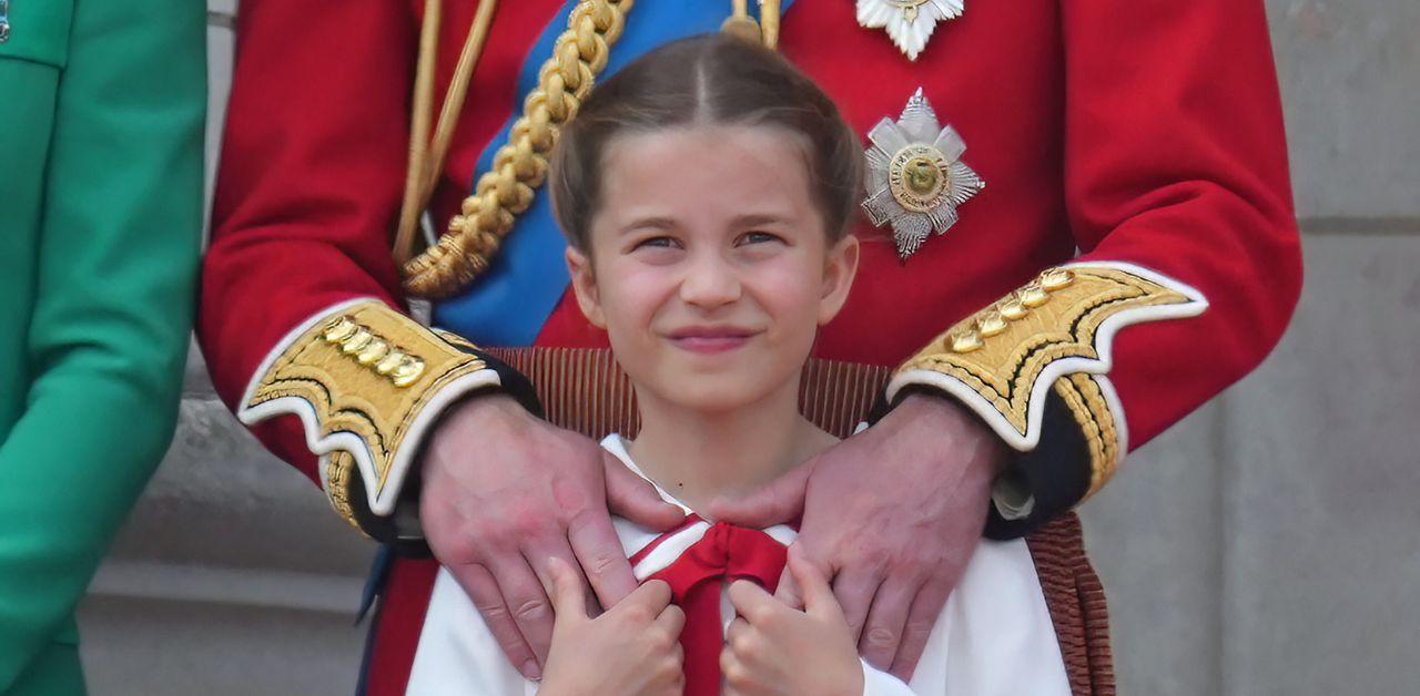 princess charlotte praised for trooping the colour behavior