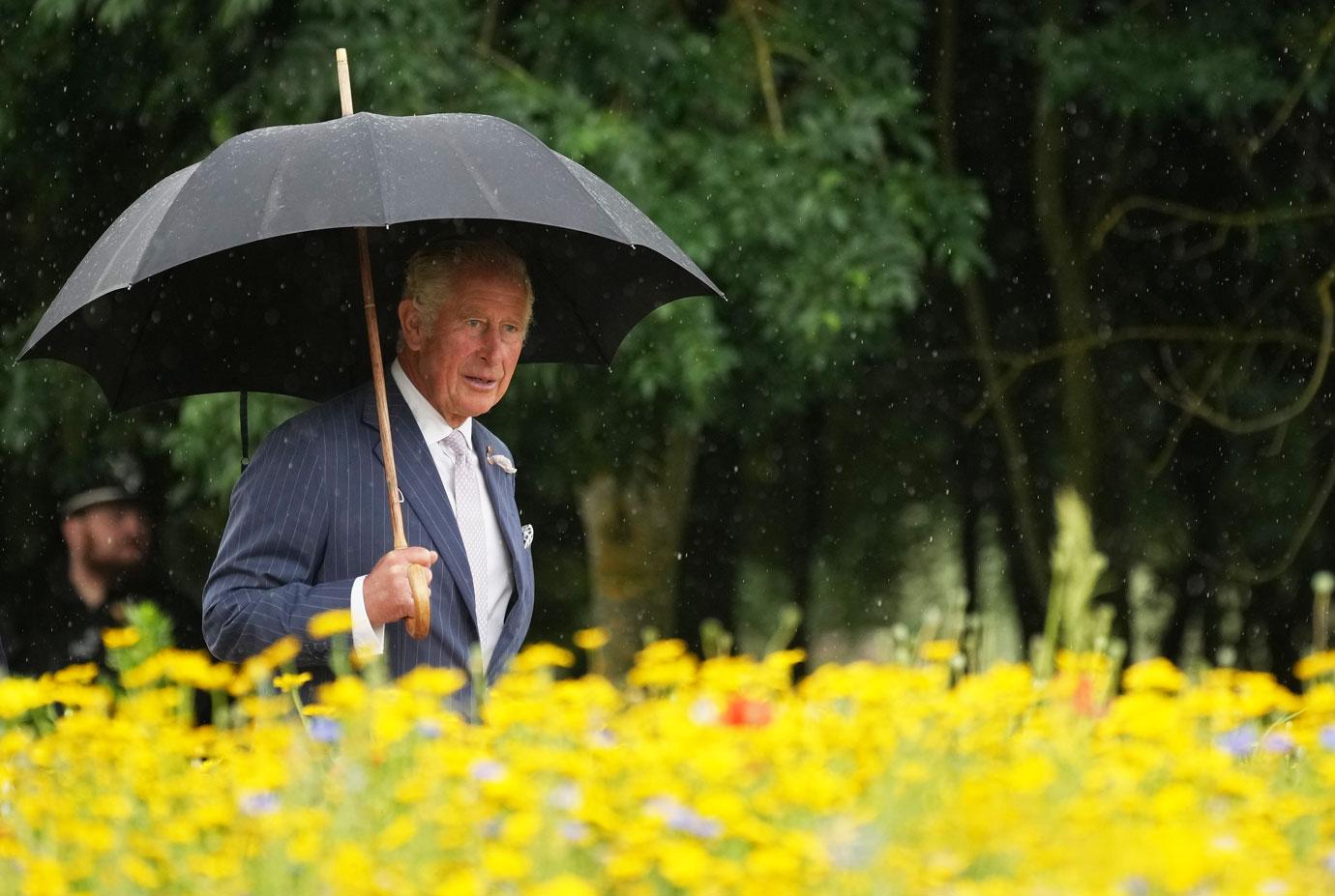 prince charles gives speech mingles at ceremony for new national uk police memorial