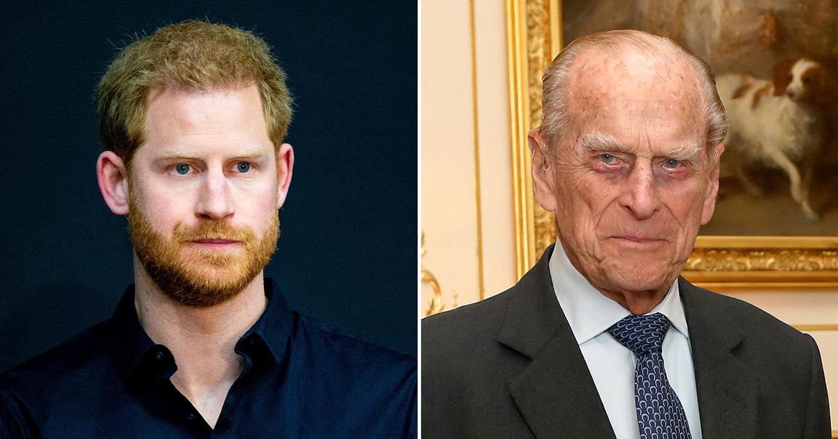 prince harry upset over prince philips death feels guilty