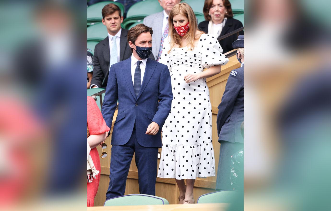 pregnant wimbeldon princess beatrice and husband edoardo