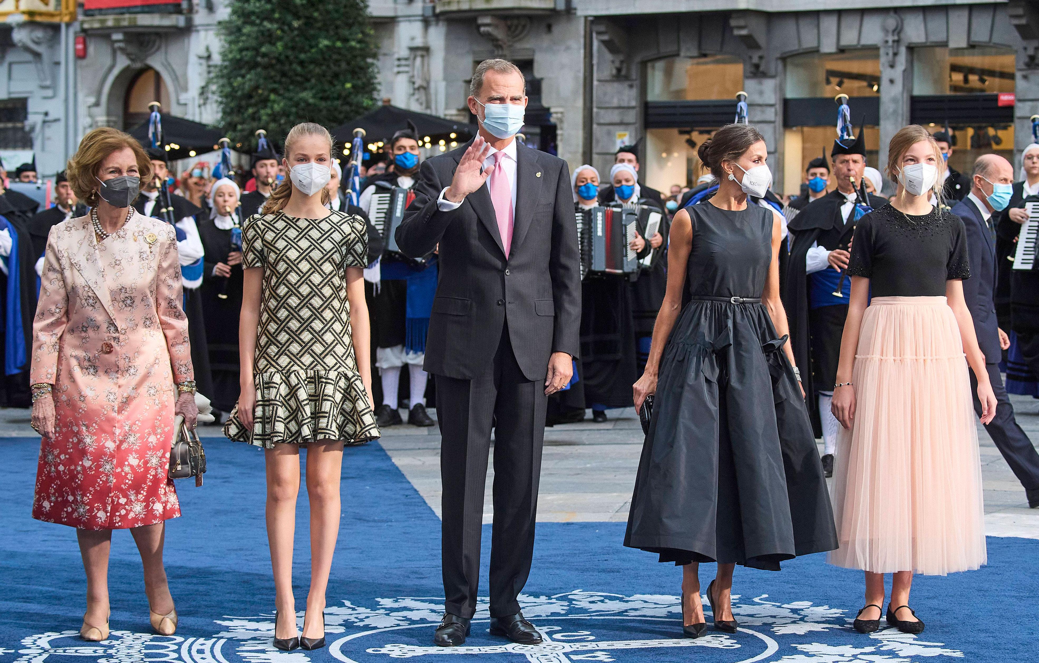 spanish royals attend audience with princess of asturias awards winners