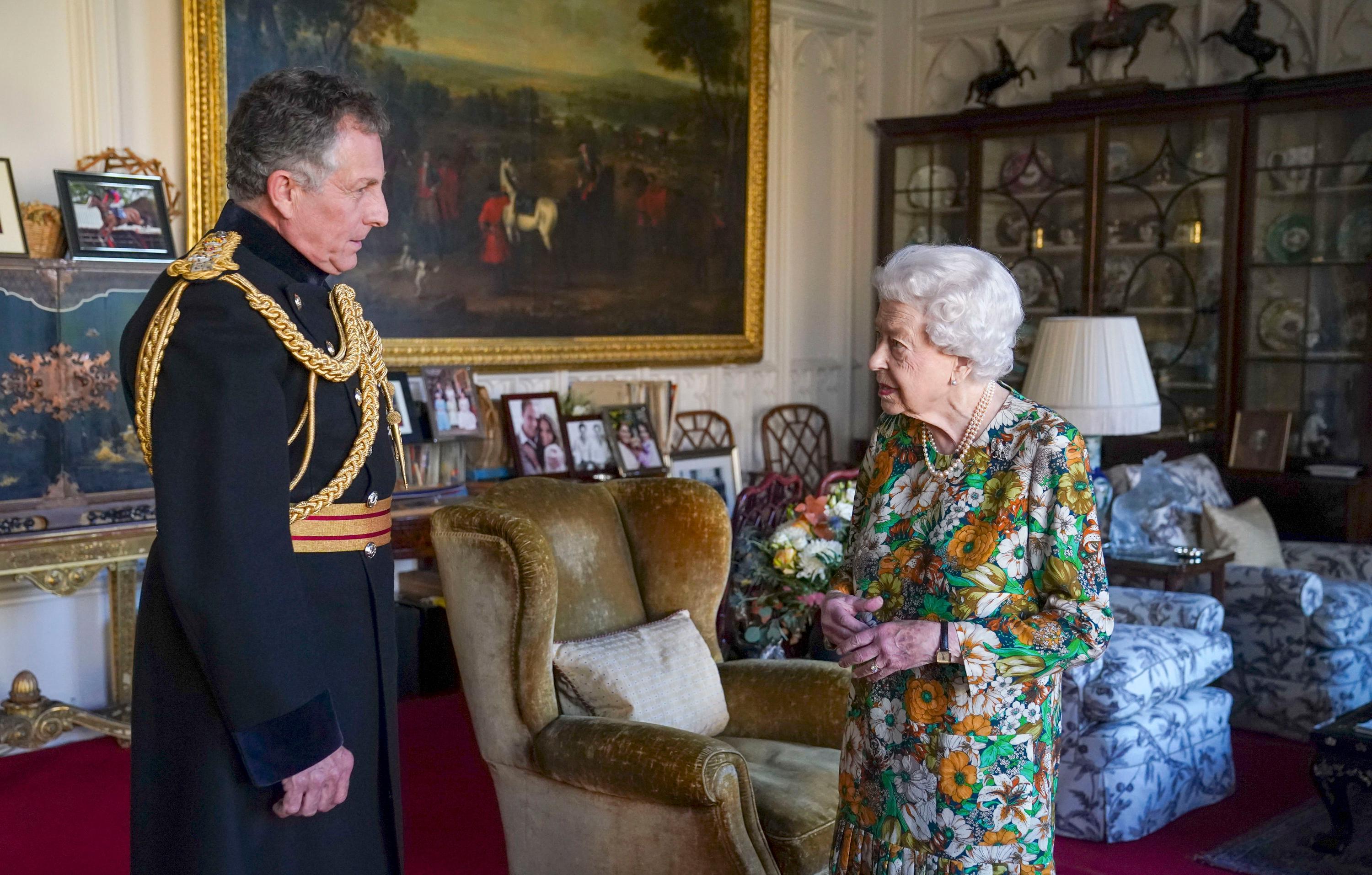 queen elizabeth ii receives general sir nick carter