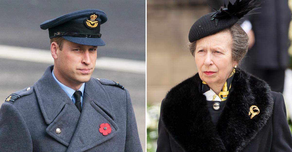 prince william princess anne honored retired servicemen women anzac day