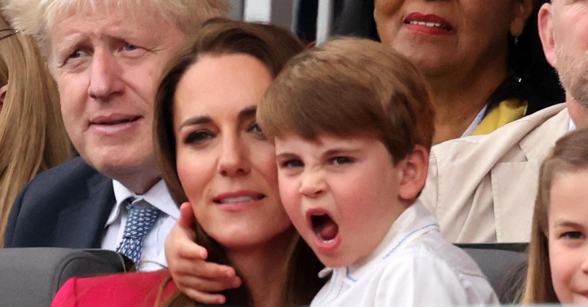 kate middleton prince louis worried