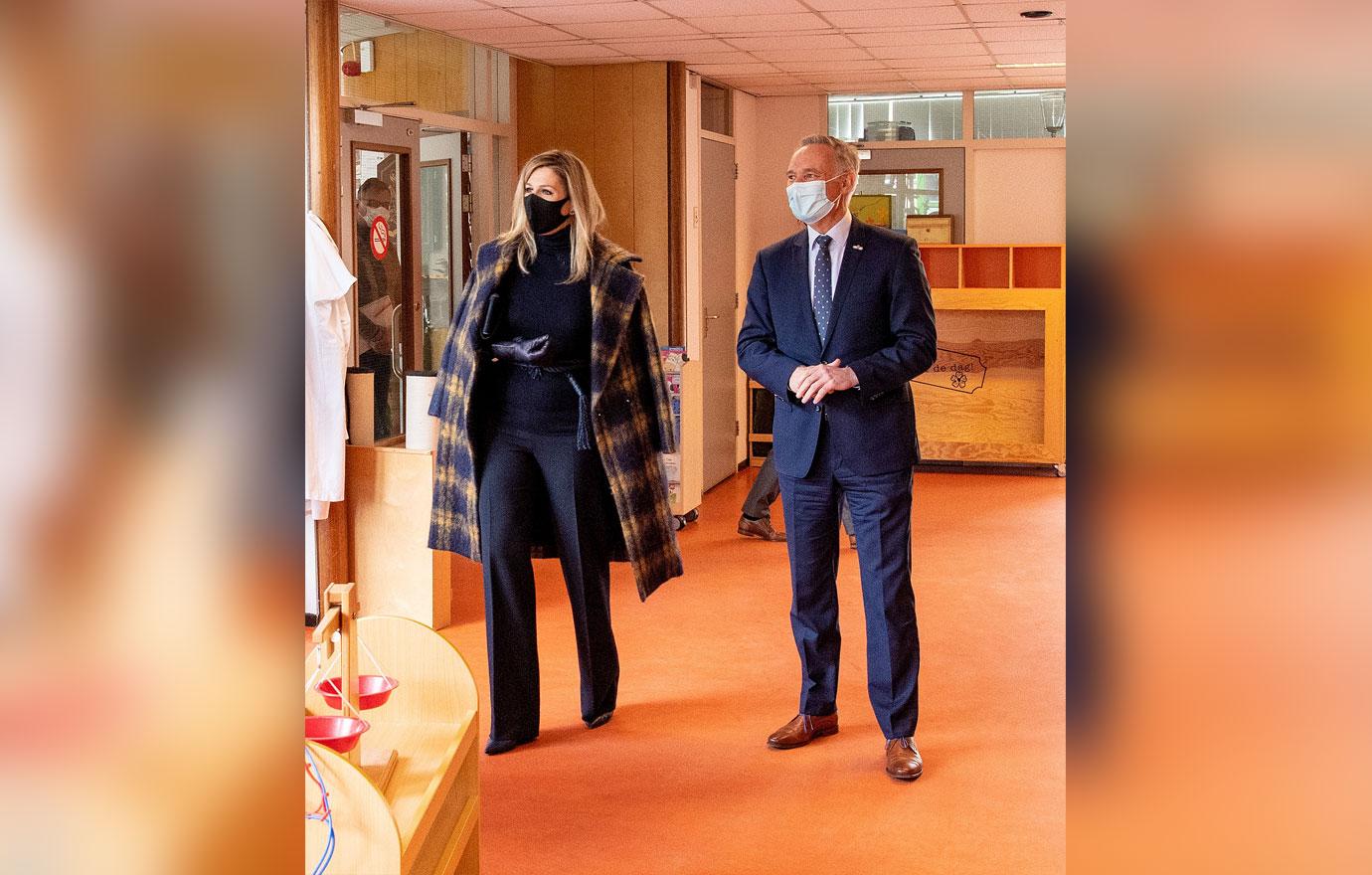 queen maxima of the netherlands visits the valentijnschool