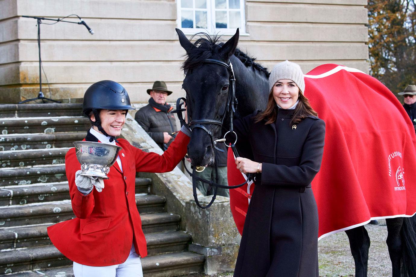 crownprincess mary of denmark with her twins princess josephine and prince vincent