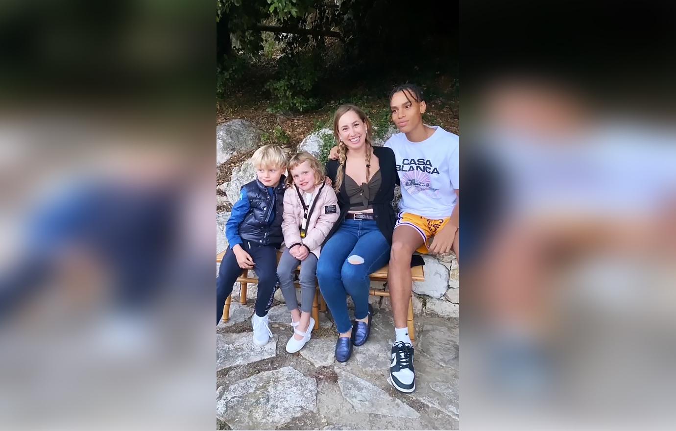 prince albert of monaco ex posts photo four children tro