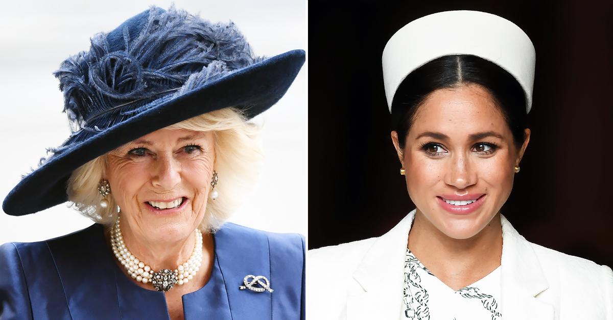 camilla showed meghan markle some genuine affection after married prince harry tro