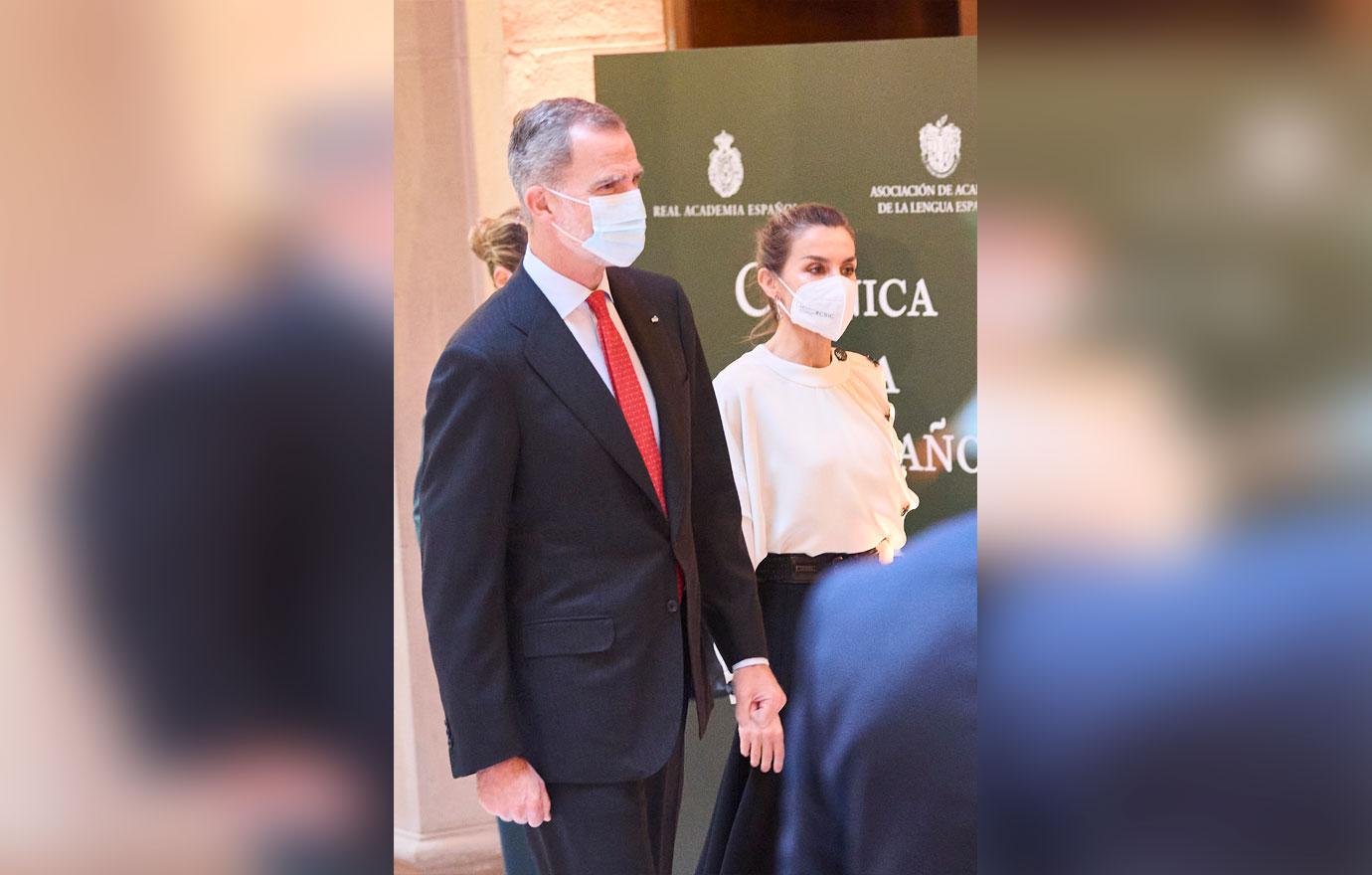 queen letizia and king felipe vi association of spanish language academies