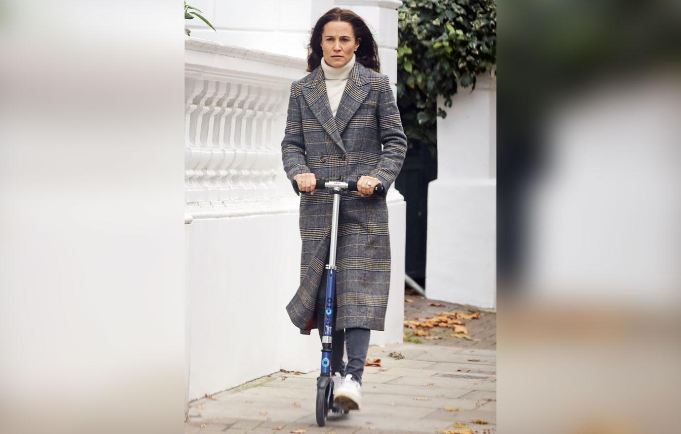 pippa middleton on a scooter