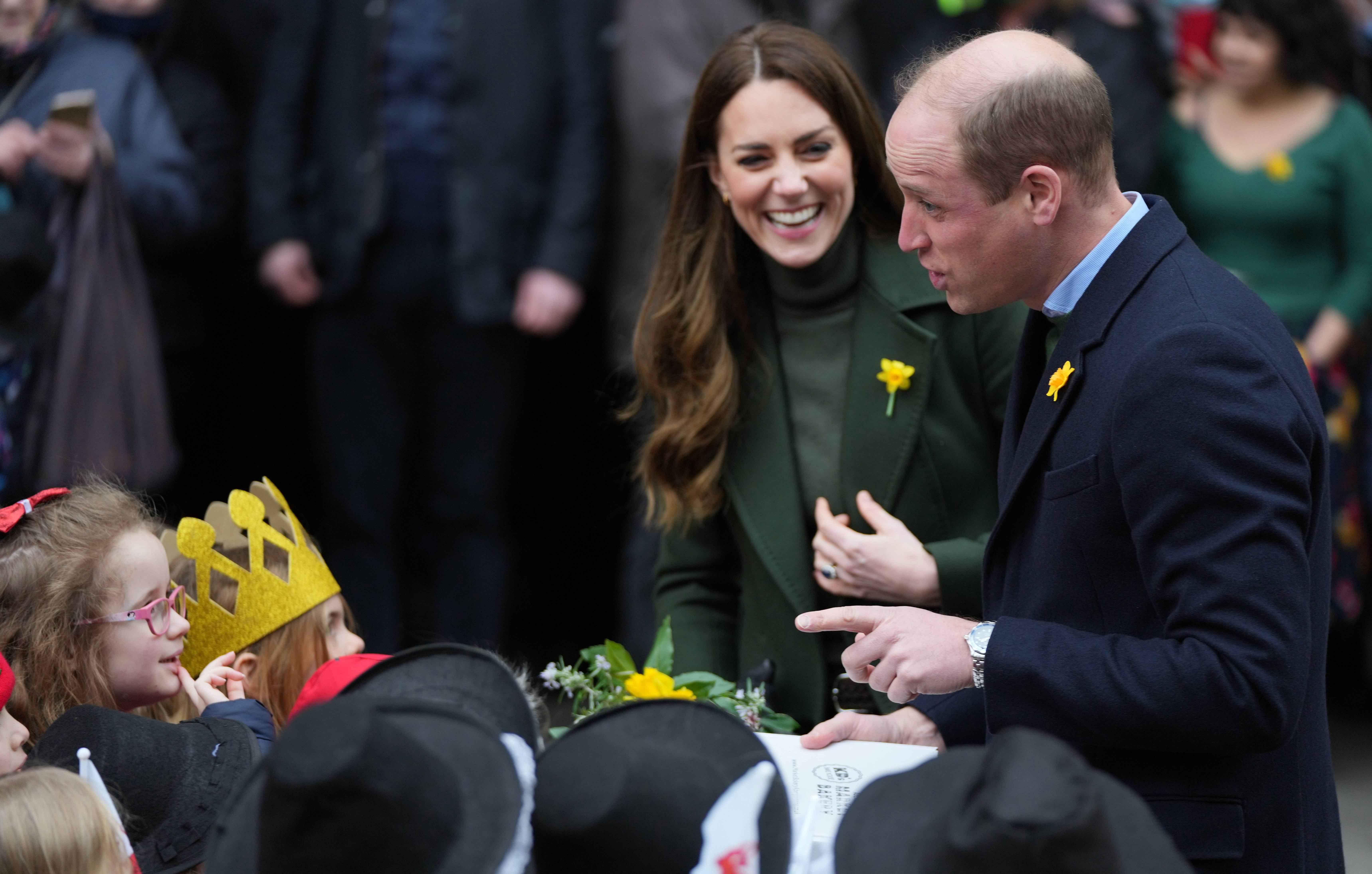 the duke and duchess of cambridge visit wales