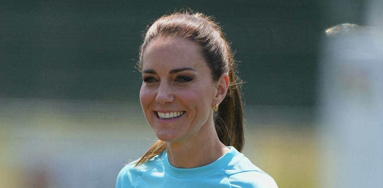 kate middleton plays tennis roger federer wimbledon