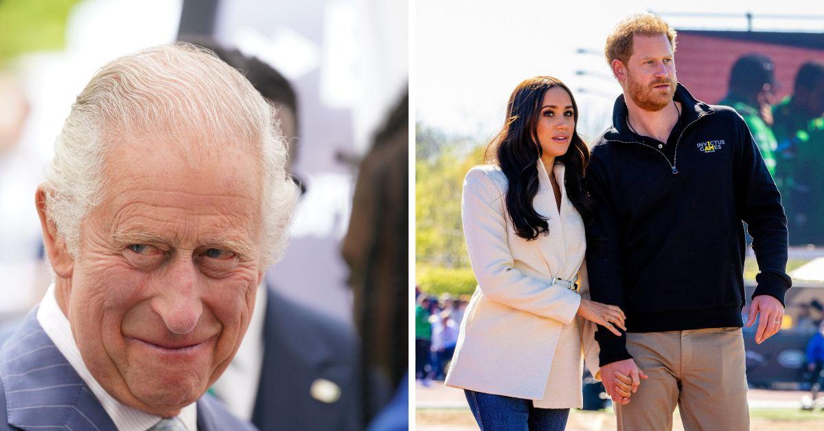 king charles prince harry and meghan markle