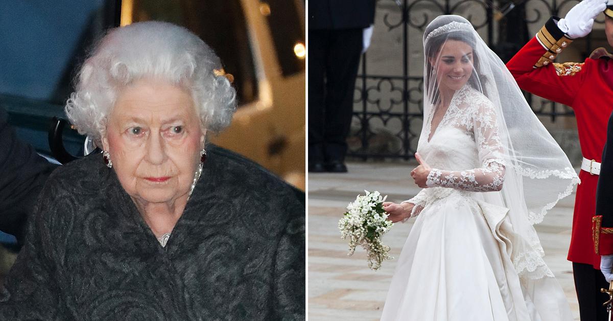 queen elizabeth called display kate middleton wedding dress horrible dreadful