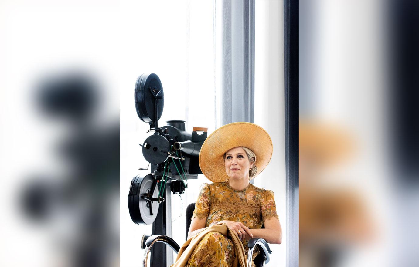 queen maxima visits the eye film museum in amsterdam