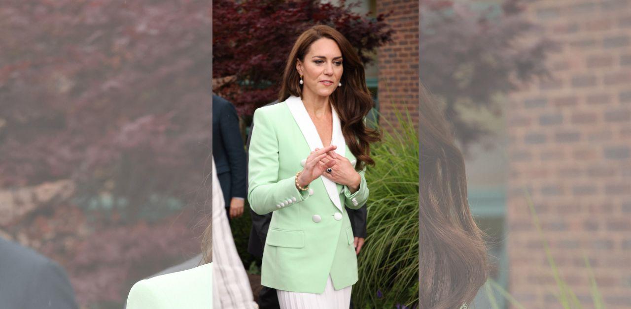 Kate Middleton Goes Business Casual in Blazer & Relaxed Trousers