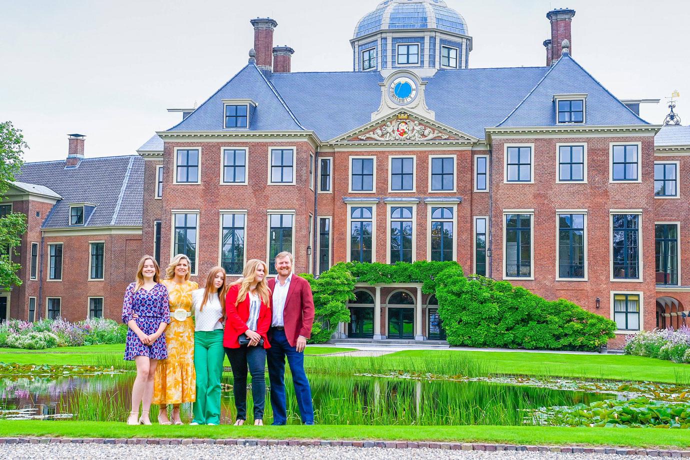 dutch royals during the annual summer photo session