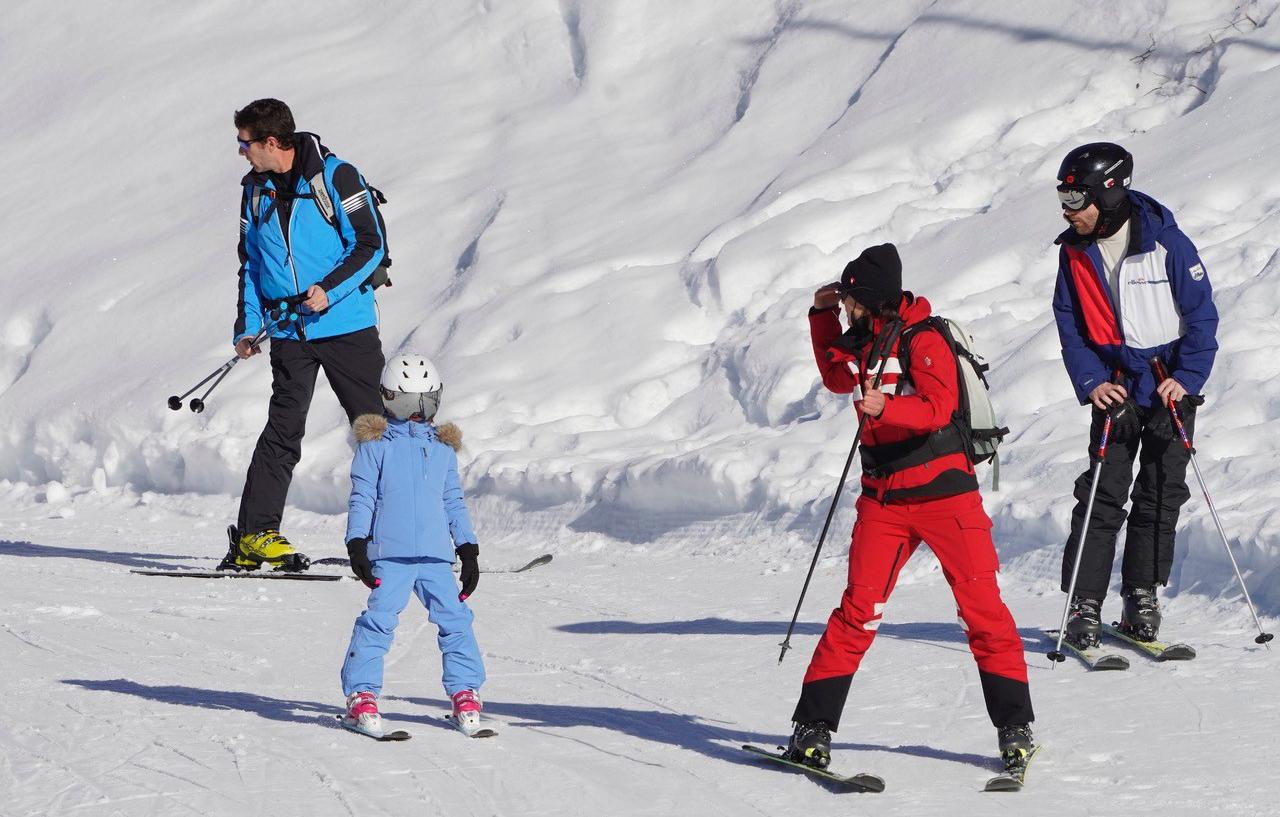 prince albert and children spent holiday season in french alps