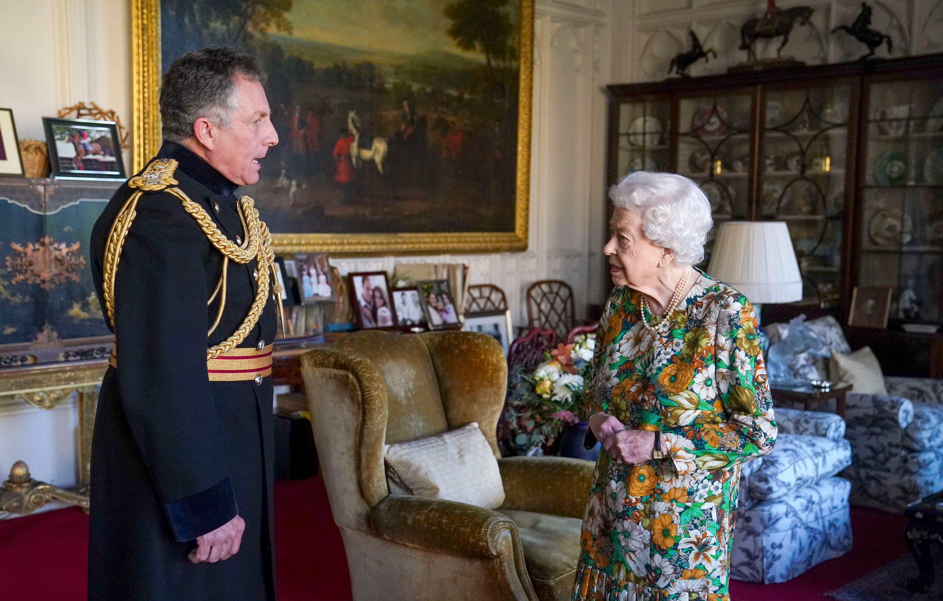 queen elizabeth ii receives general sir nick carter