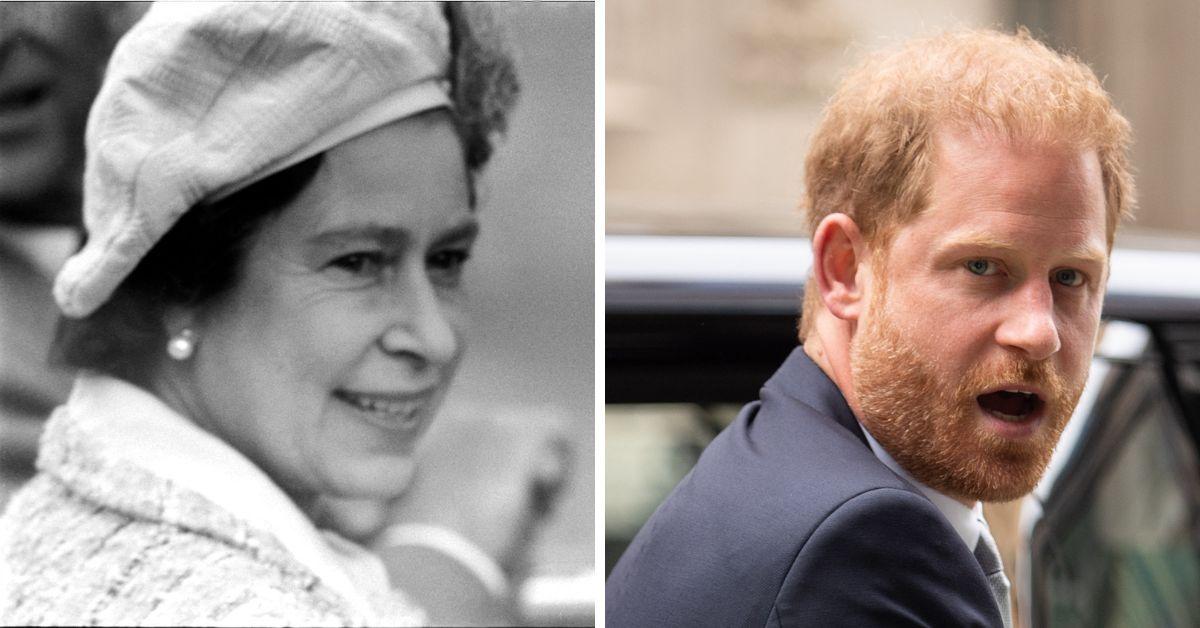 prince harry and queen elizabeth ii