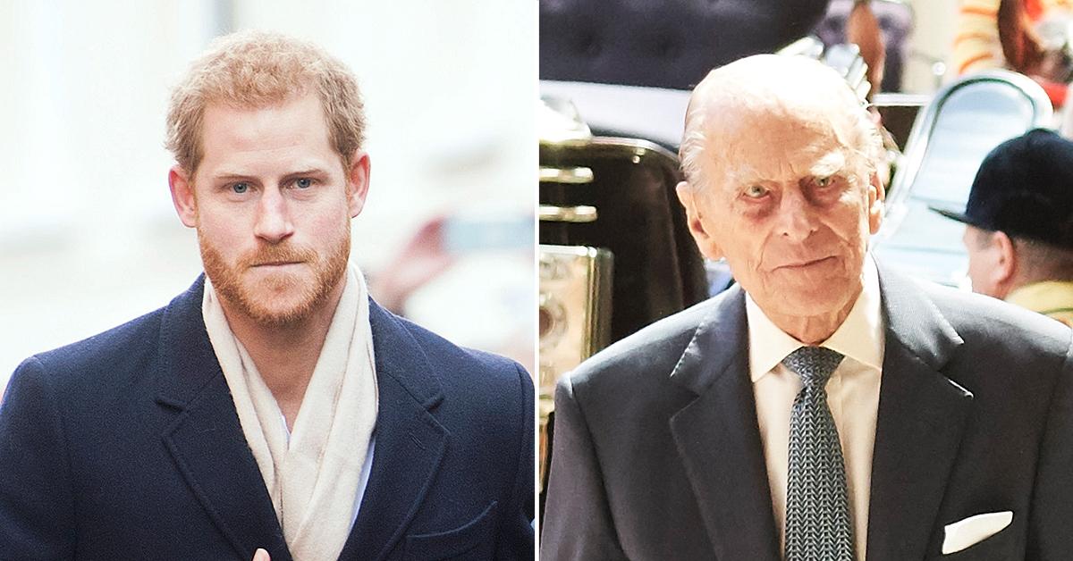 prince harry reportedly slept through phone calls alerting him about prince philip death