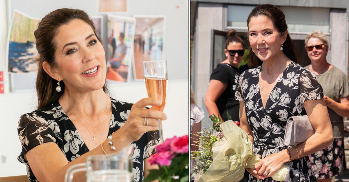 crown princess mary of denmark visits care center