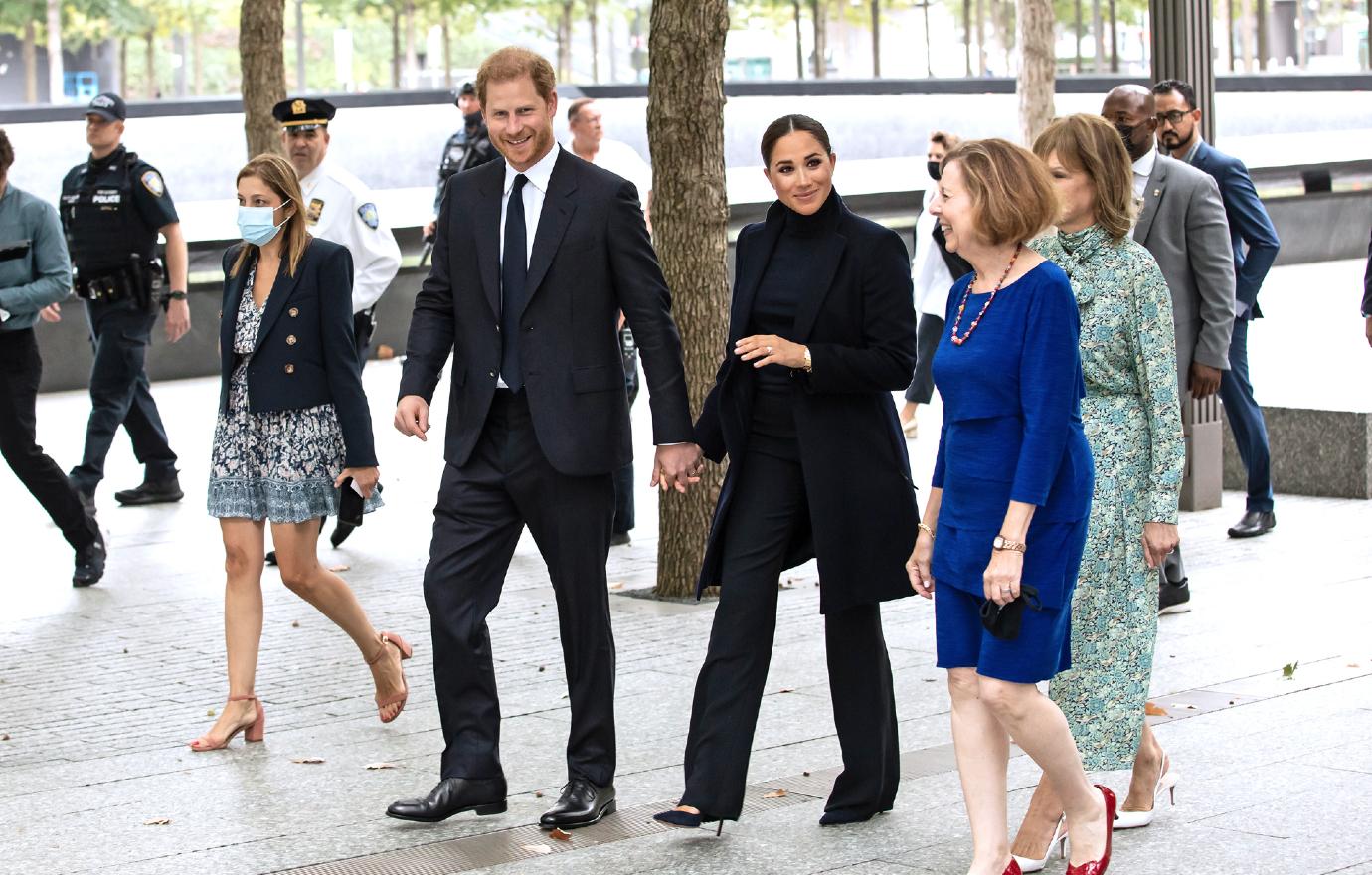 royal family worried meghan markle prince harrys nyc visit no longer control duo