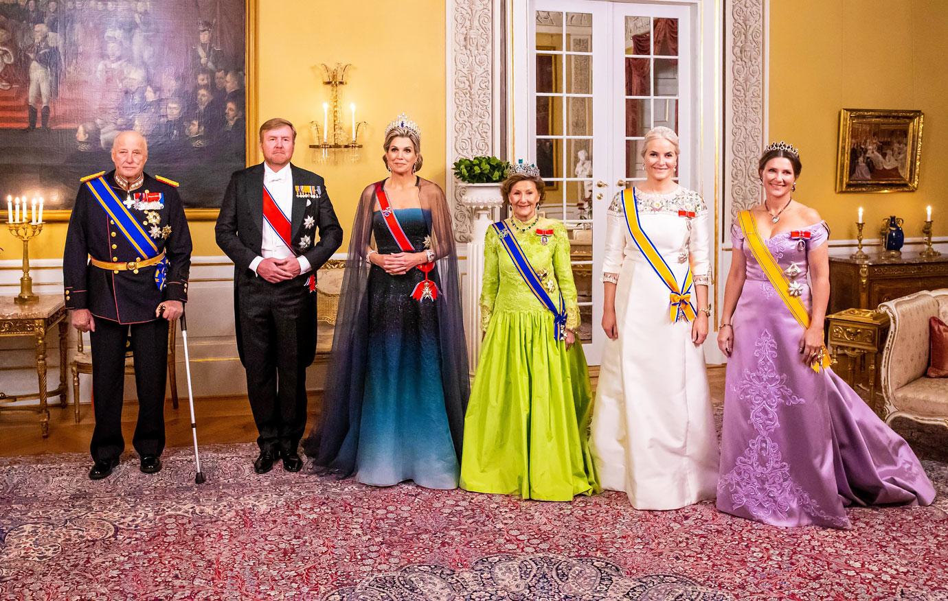 dutch royals queen maxima norway state visit banquet