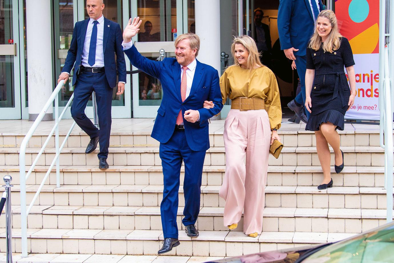 king willem alexander and queen maxima at event in the netherlands