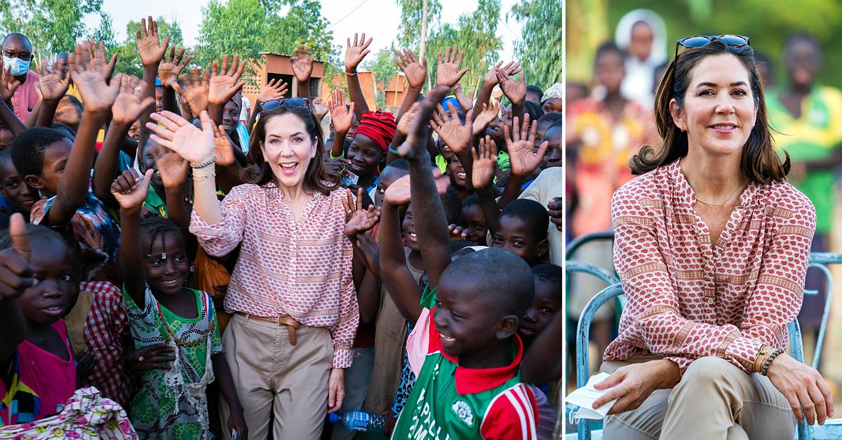 crown princess mary visits burkina faso