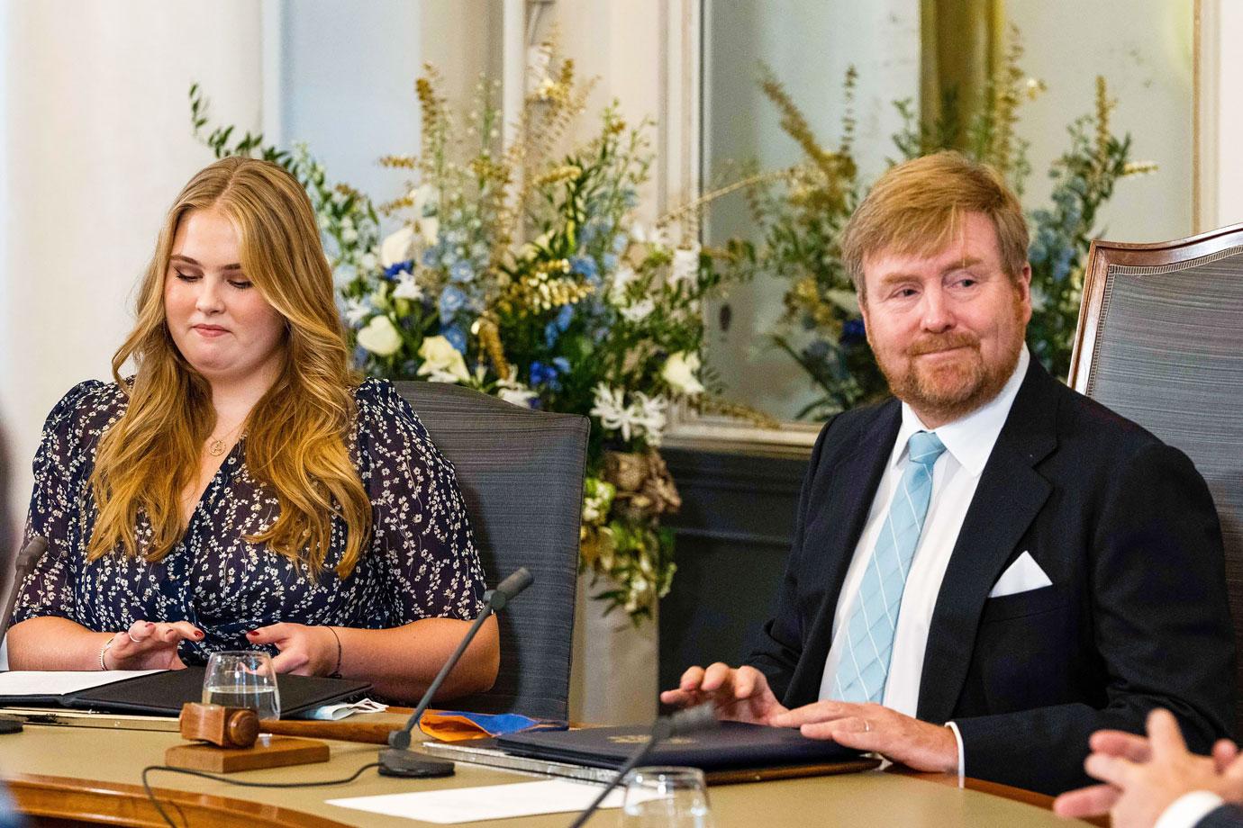 princess amalia of the netherlands council of state seat