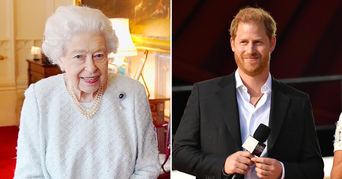 queen elizabeth wont cave prince harry demands security pp