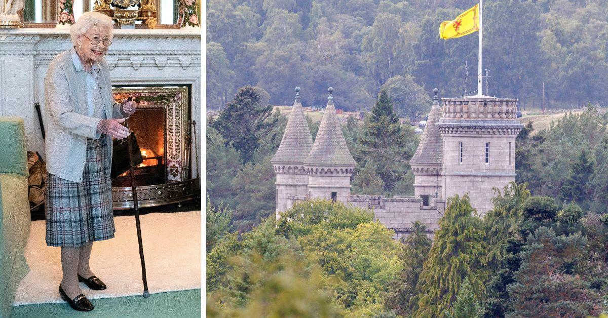 queen elizabeth at balmoral castle