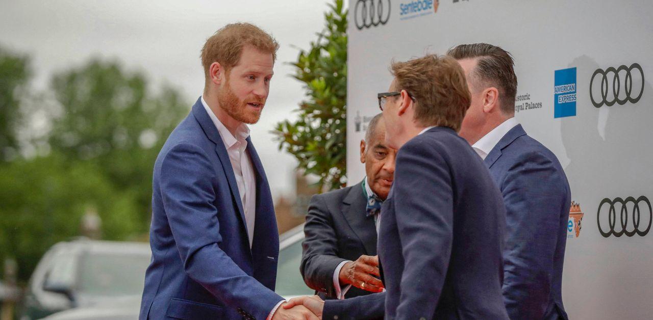 prince harry first appearance after losing hrh title