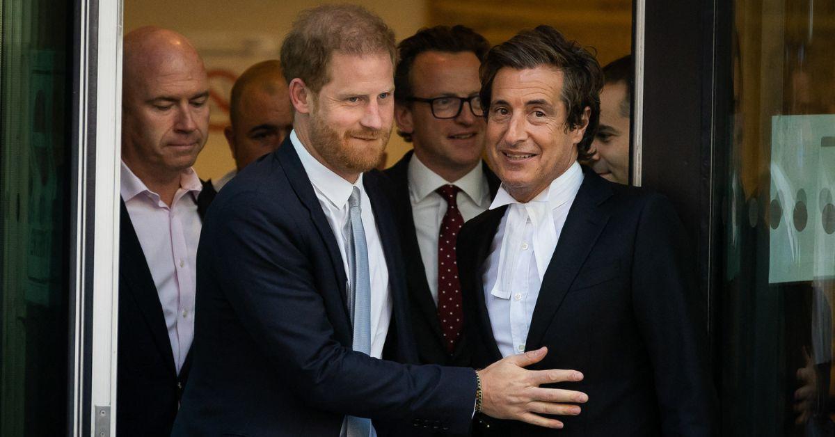 prince harry and his lawyers