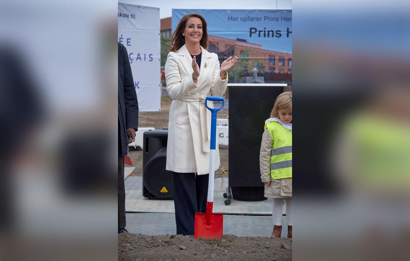 princess marie of denmark breaks ground for new school