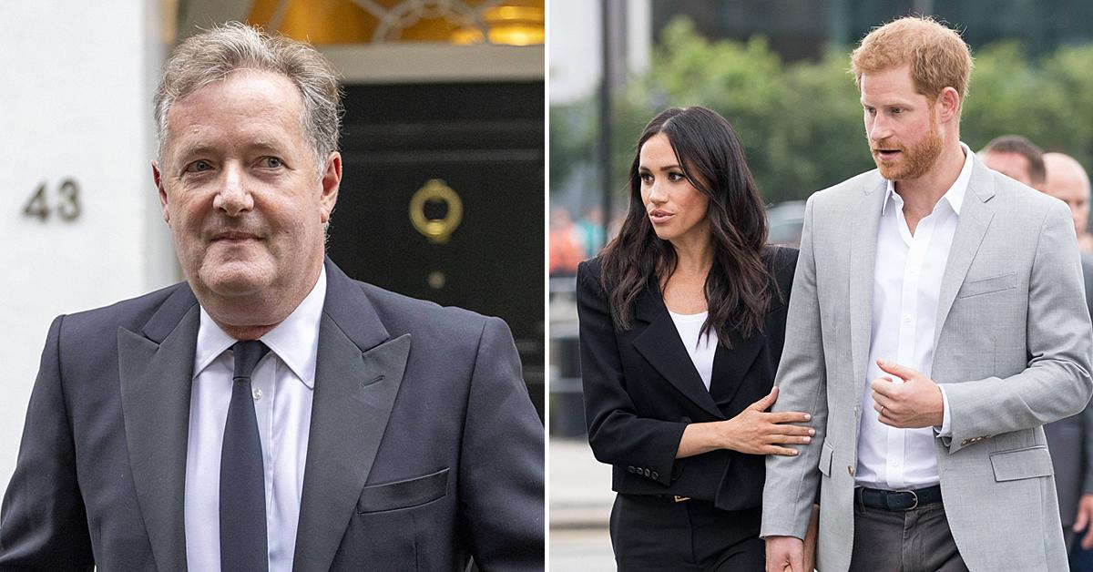 piers morgan mocks meghan markle prince harry making time magazine most influential people list