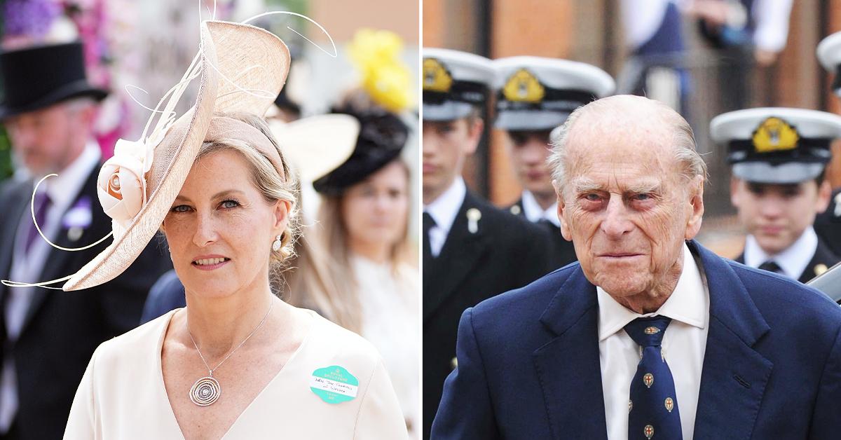 sophie countess of wessex says prince philip death left giant sized hole in our lives tro