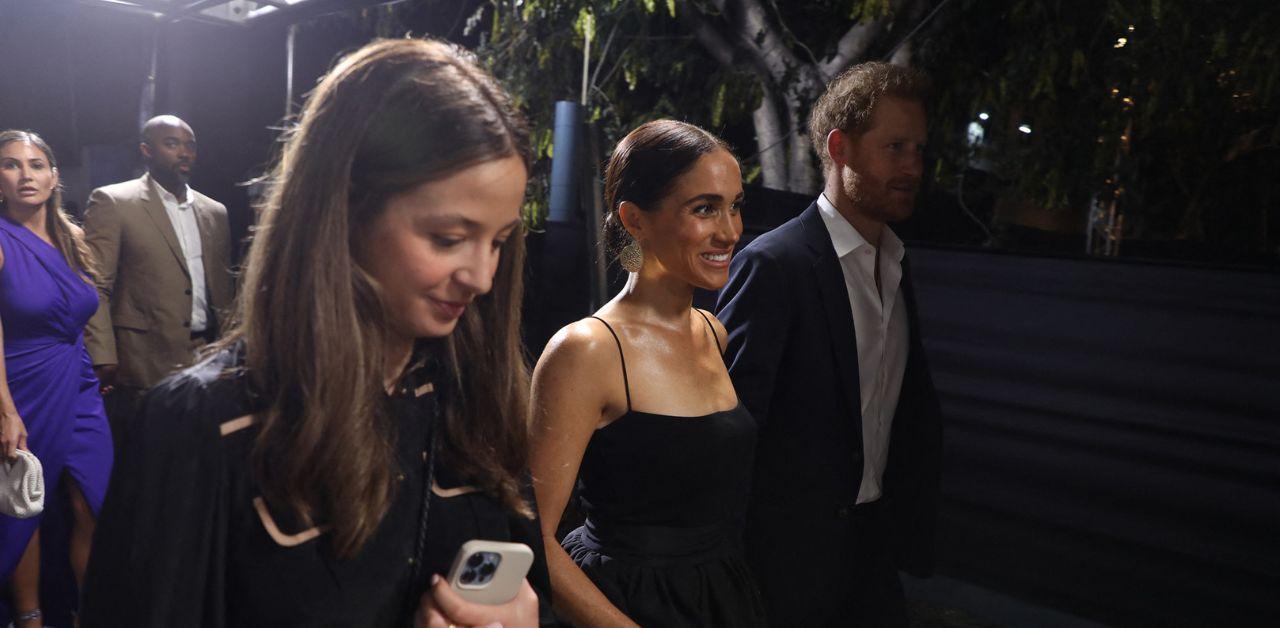 meghan markle prince harry attend film premiere jamaica